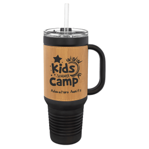 Polar Camel 40 oz. Leatherette Travel Mug