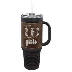 Polar Camel 40 oz. Leatherette Travel Mug
