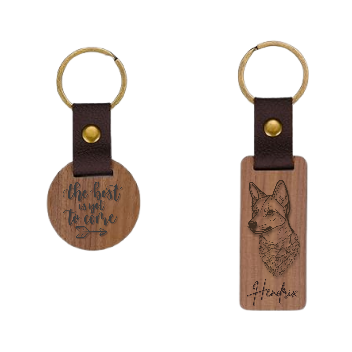 Wooden Keychain
