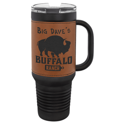 Polar Camel 40 oz. Leatherette Travel Mug