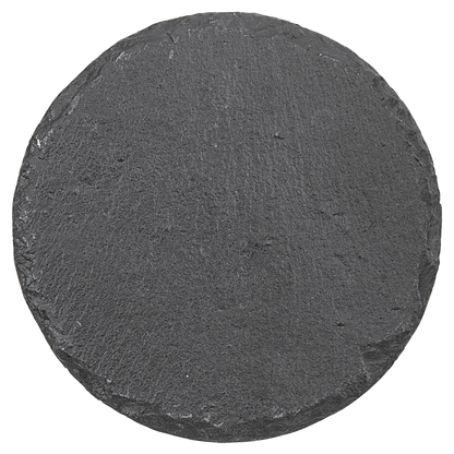 Hand-Chiseled Slate Coaster Set of 6