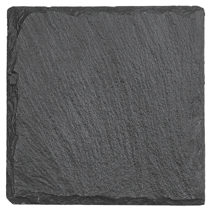 Hand-Chiseled Slate Coaster Set of 6